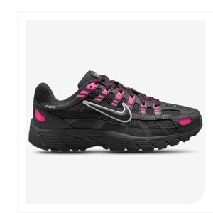 Nike P-6000 Women's Black and Pink Athletic Sneakers